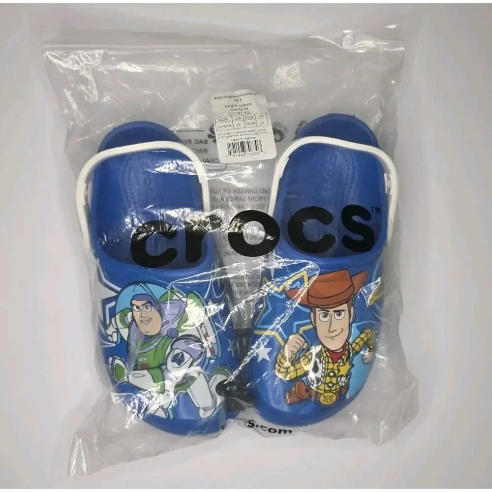 CROCS Disney Pixar Fun Lab Kids Toy Story 4 Classic Clog Size J3 Junior 3 NWT